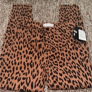 Articles of society cheetah print skinny jeans size 26 NWT